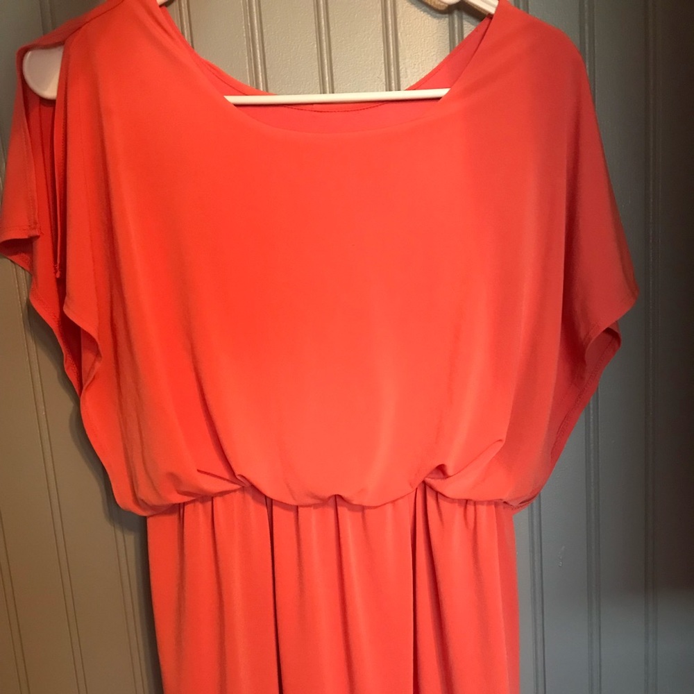 Peach dress